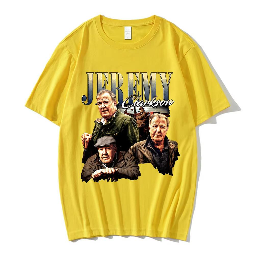 Jeremy Clarkson Graphic Tshirts Unisex Women Clothing Fashion Vintage Short Sleeves Oversized T Shirts Cotton Casual Tshirt Tops