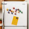 Kitchen Magnetic Decoration 15Pcs/Set Mini Billiard Ball Fridge Magnet, 3D Pool Memo Magnets Note Photo Holder, Decorative Magnet for Whiteboard
