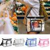 Zipper Lunch Bag Transparent Travel Storage Bag Toiletries Organizer Clear Beach Bag  Camping