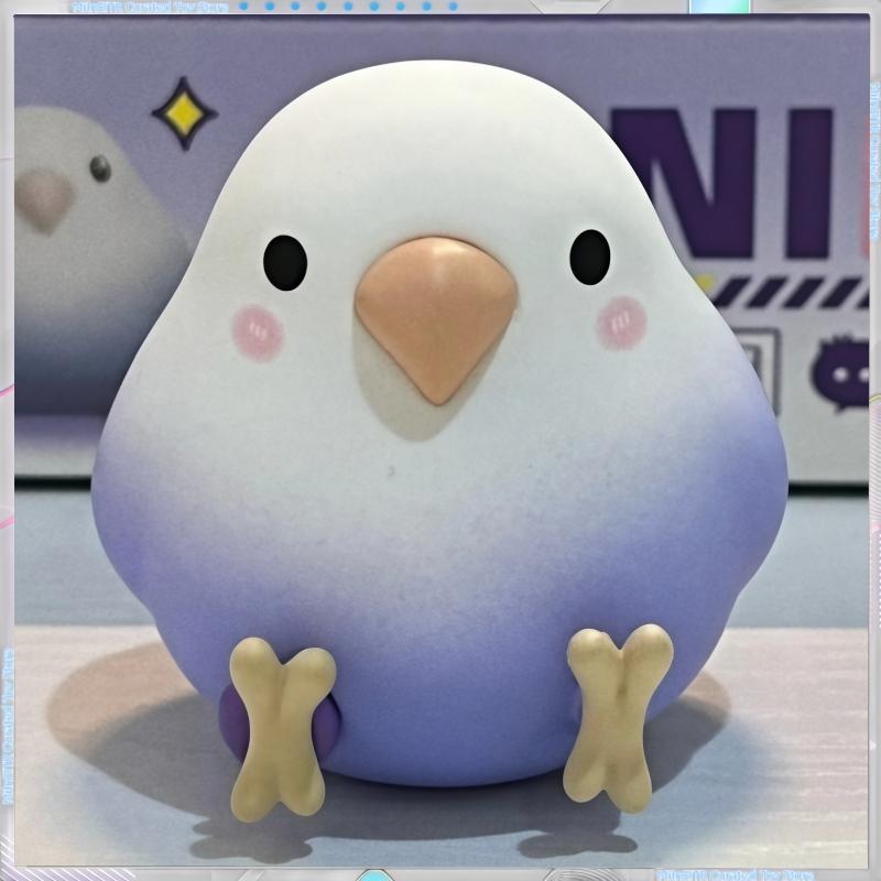 Q Version Small Taro Dumpling Bird Blind Box Cute Desktop Decoration Toy Third Projectile What Bird Thing Trendy Gift