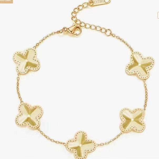 Náramek z ryzího stříbra 925 s více kameny, vysoce kvalitní elegantní klasický dámský párty, rande, narozeninový dárek