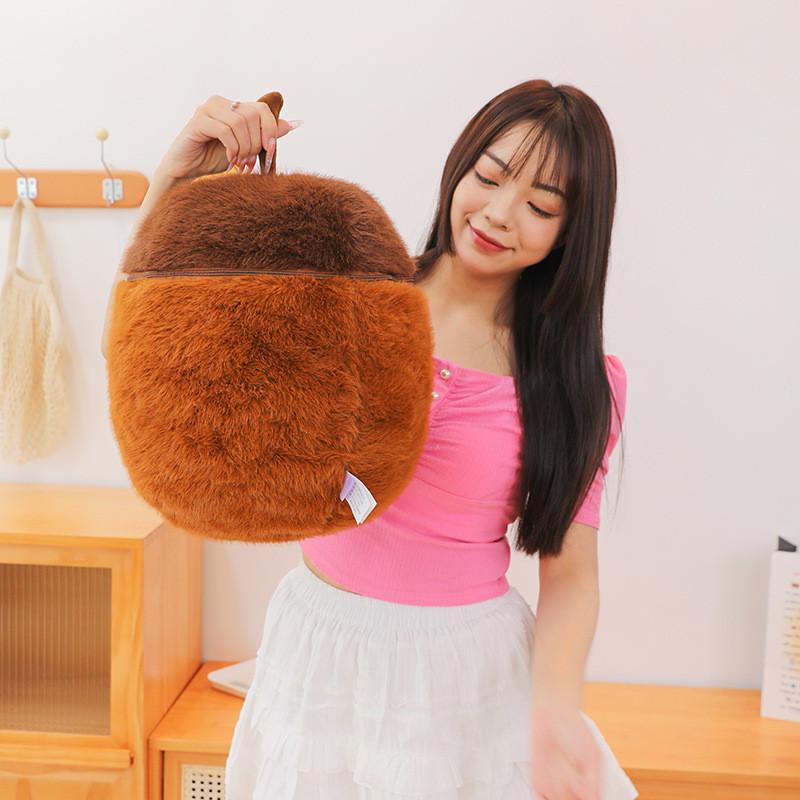 Plush Candy Squirrel Toy Cartoon Stuffed Doll Bedroom Decoration Kids Gifts