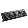 ELECOM Washable Wireless Keyboard Waterproof IPX5 Compatible Membrane Full Size with Numeric Keypad Antibacterial Black TK-WS02DMKBK