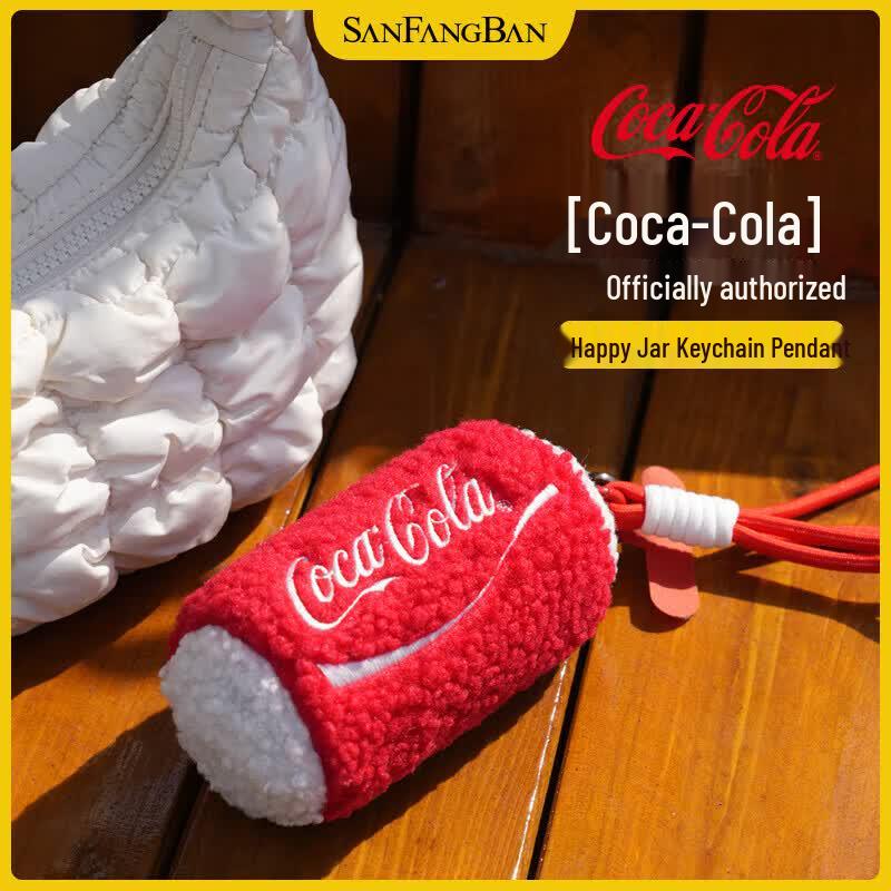 Брелок и держатель для ключей в тематике Coca-Cola 130*75mm