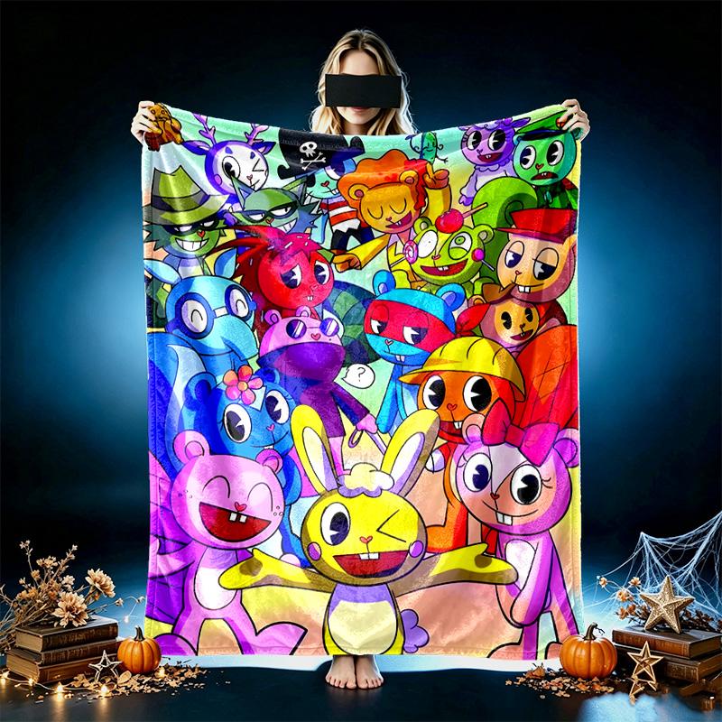 Pobby Playtime (2) Blanket, Valentine's Day, Halloween Festival Gift Blankets, Home Blanket for Bed and Couch Use