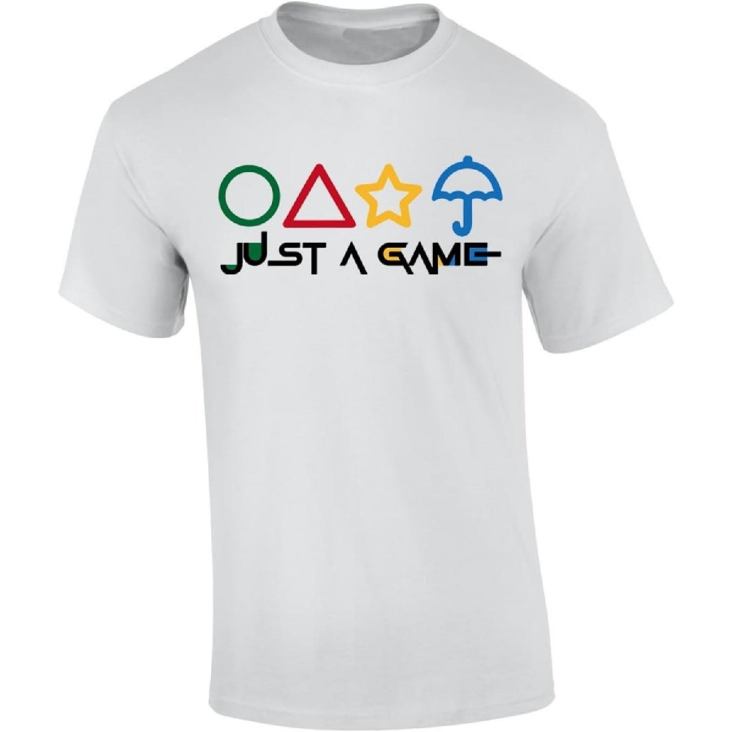 Trenz Shirt Company Men s Popular Just A Game Shapes Short Sleeve T-Shirt S