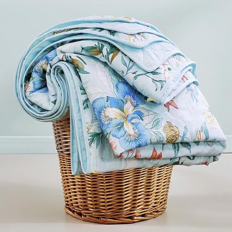 FUANNA Double Washed Cotton Antibacterial Summer Quilt