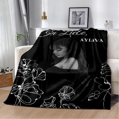 Ayliva Lieb Popzanger HD Zacht Flanellen Deken voor Bed Slaapkamer Bank Picknick, Plaid voor Afdekken Buiten Cadeau Kinderen