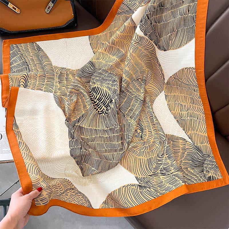 

90 * 90 см новый квадратный шарф многофункциональный декоративный модный шарф двойного назначения шаль носить солнцезащитный крем зима тепло 90*90cm