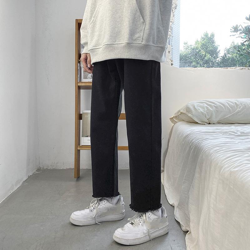 Мужские модные джинсы в корейском стиле — фото 5