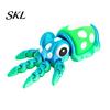 Colorful Desktop Figurine 3D Printed Animal Figures, Articulated Flexible Squid Model Sensory Stress Relief Fidget Toy Toy, Collectible Ocean