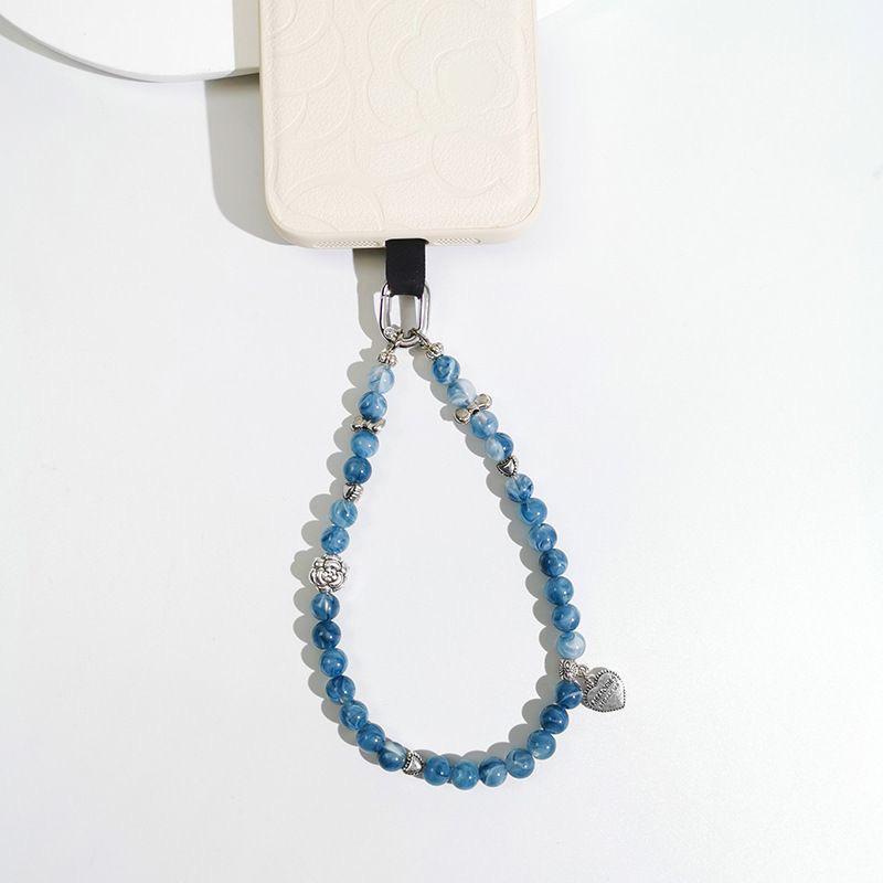 Damen Perlen-Handy-Anhänger Halskette und Lanyard