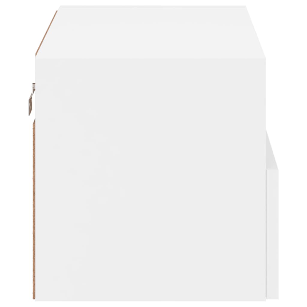 TV Wall Cabinet White 60 x 30 x 30 cm Particleboard