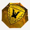 Qadsia Sporting Club Fashionable Automatic Opening/Closing Folding Umbrella. Portable and Foldable, Ideal for Gift, Travel, and Daily Use.