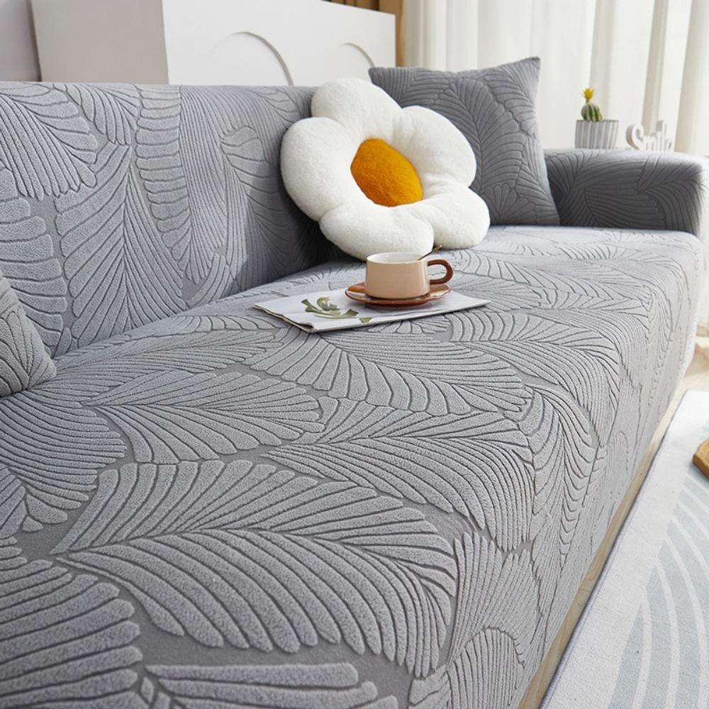 Thicken Armchair Protector Large Leaves Pattern Sofa Seat Cover Cushion Slipcovers  for Living Room