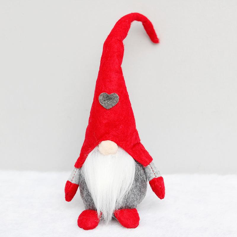 

Рождественские украшения Безликая кукла Стоящая фигурка Украшения Украшения Санта-Клауса style 2