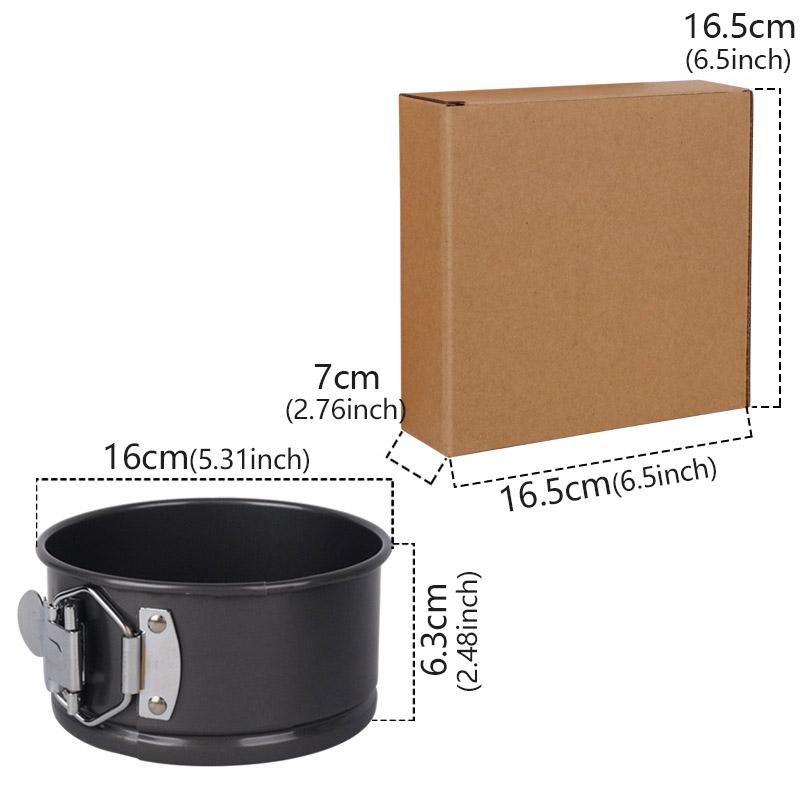 Round Cake Mold Lock Live Bottom Round Latched Bottom Non-stick Locking Cake Pan Use Carbon Steel Mold Baking Kitchen Utensils