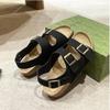 Flat Slippers Women Men Slippers Luxury Indoor Bottom Non Slip Cork Slippers Women's Beach Outdoor Home Flip Flops Sandals2024