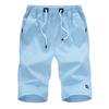 Men's Summer Leisure Sports Five-cent Trousers Cotton Belted Beach Short Pants