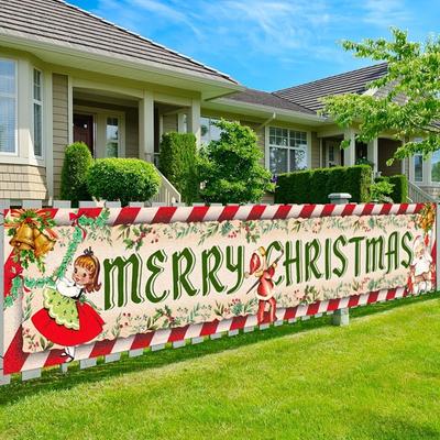 Christmas Outdoor Banners Flags Merry Christmas Home Decorations Christmas Decorations Christmas Gifts Happy New Year