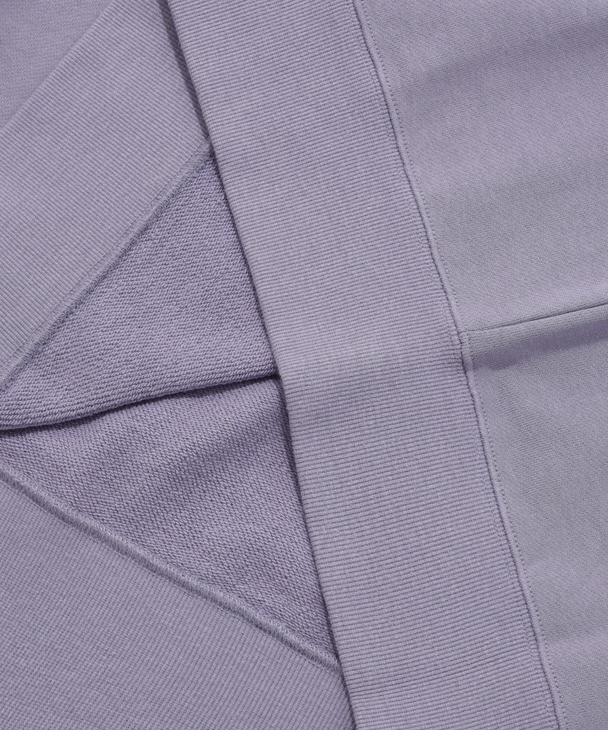 COVERNAT Knit Collared Sweatshirt Lavender