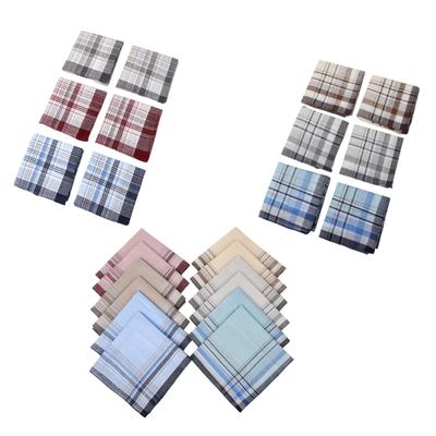 Plaids Pocket Square Handkerchief for Women Wedding Handkerchief Pocket Handkerchief for Bride Groom Wedding Gift