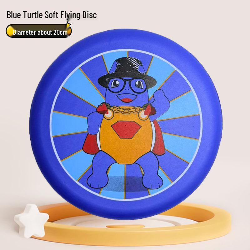 Kids' EVA Soft Flying Disc – Interactive Play Toy for Outdoor Fun and Competitive Sports