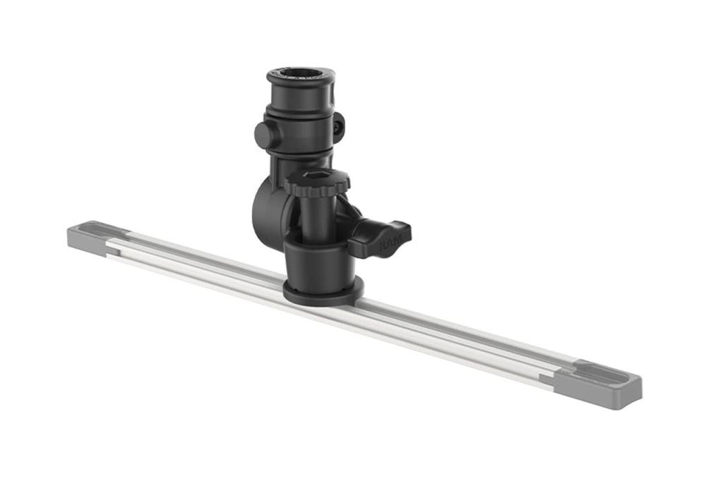 RAM MOUNTS RAP-411-AAPU Spline Post Base with Track Rail Base