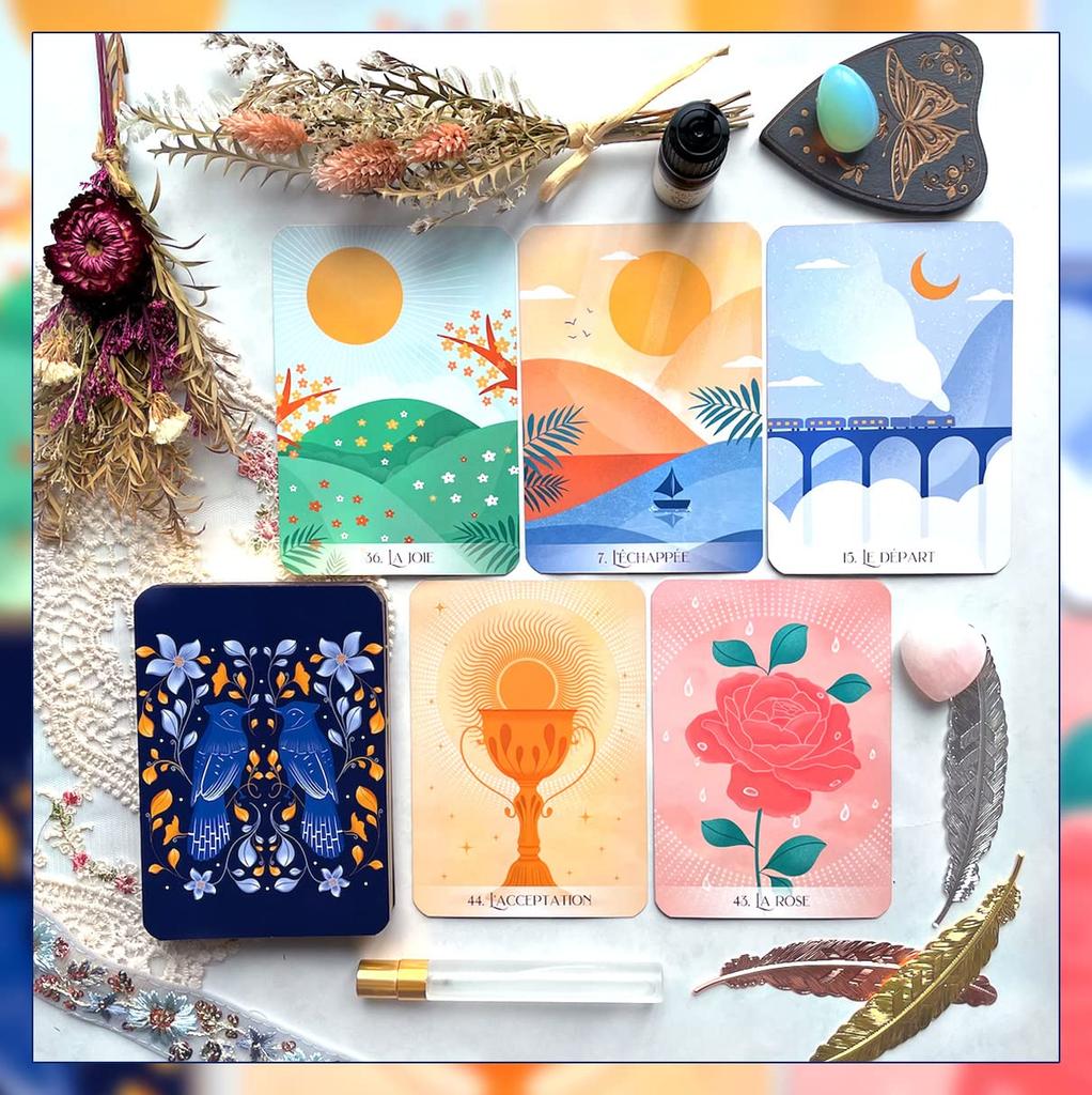 [Authentic] Messages from the Deceased [Oracle Card Meanings with Japanese List] Tarot Fortune Telling