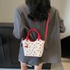 Women'S Crossbody Bag Handbag Cherry Print Fashionable Shoulder Bag, Perfect for Commuting, Travel