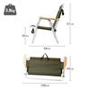 Coleman Bench Relax Folding Olive Approximately 3.8kg Outdoor Chair Camping Garden Living Weight Capacity 160kg