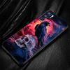 Black Raven Phone Case For Oppo Reno 13 12 11 10 7 F Find X5 X6 A98 A80 A79 A78 A57 A54 A31 A17 Pro 5G Soft TPU Cover Fundas Bag