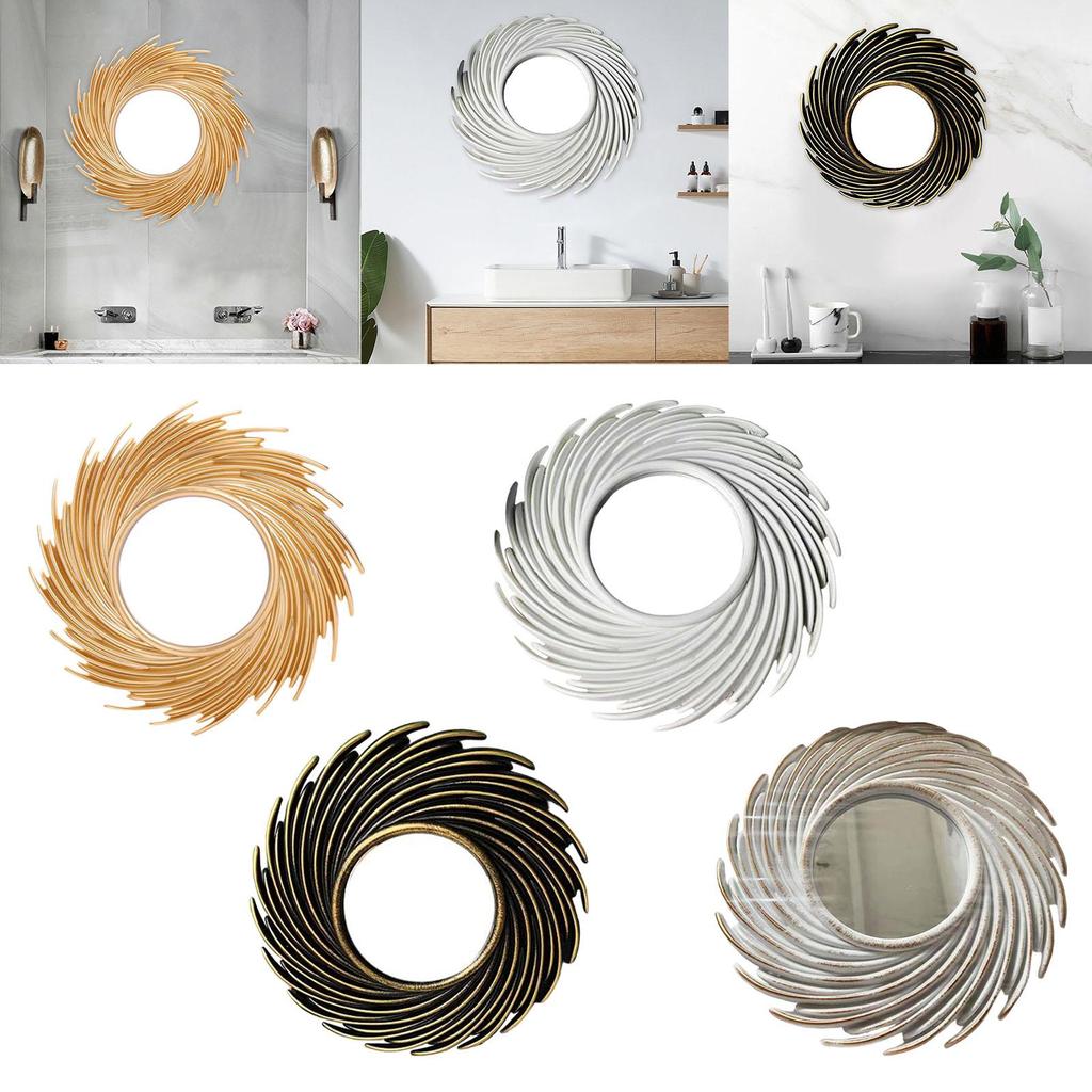 Nowoczesne Lustro Wiszące Okrągłe Lustro do Makijażu do Dekoracji Domu