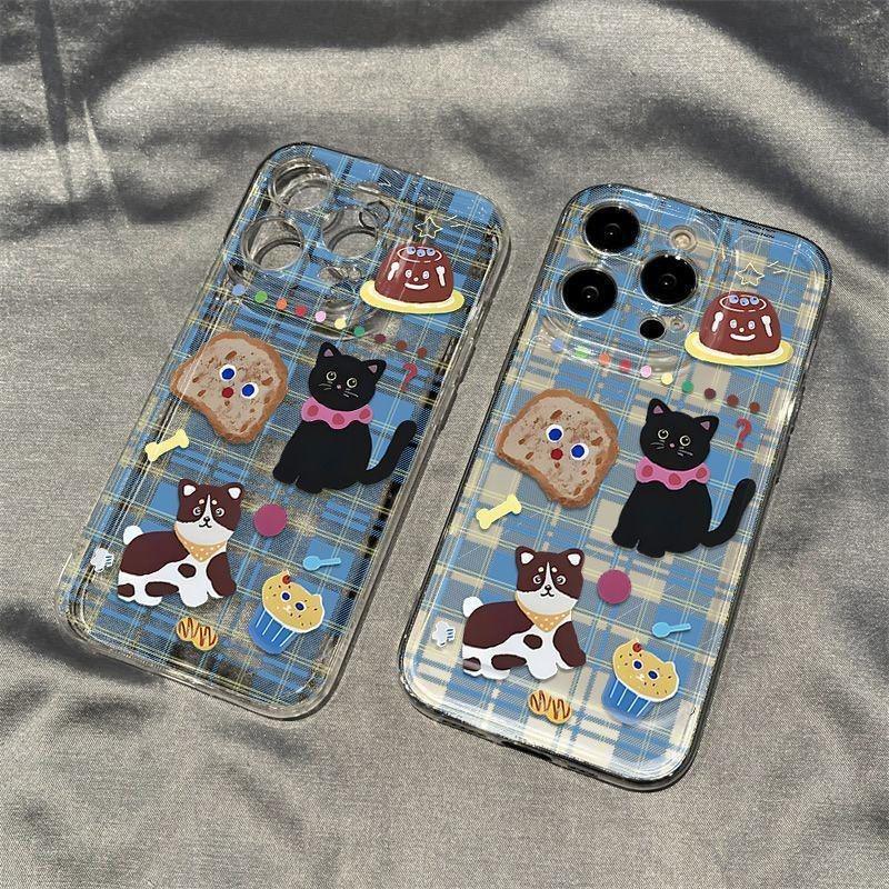 Bread Kitten Puppy Suitable for Apple 15 Mobile Phone Case 14promax Silicone 13 Transparent 12 Premium 11 All-inclusive XS