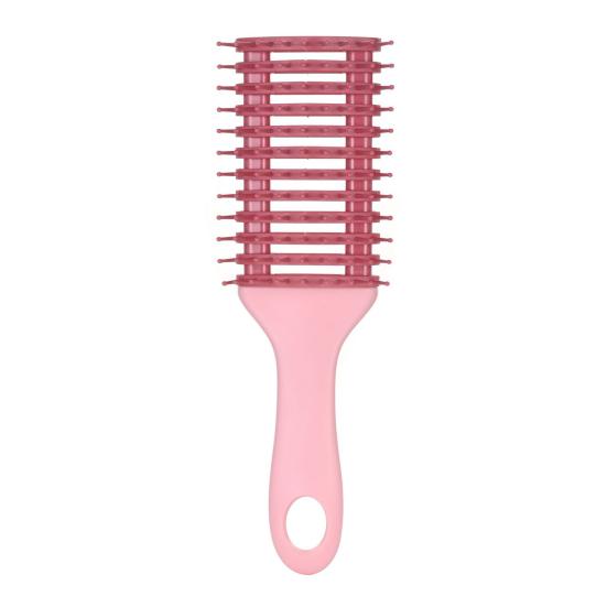 Elastic Tooth Brush Curly Hair for Women, Scalp Massage Vented Paddle Women Brush, Anti-static Detangling Styling with Ergonomic Handle Comb