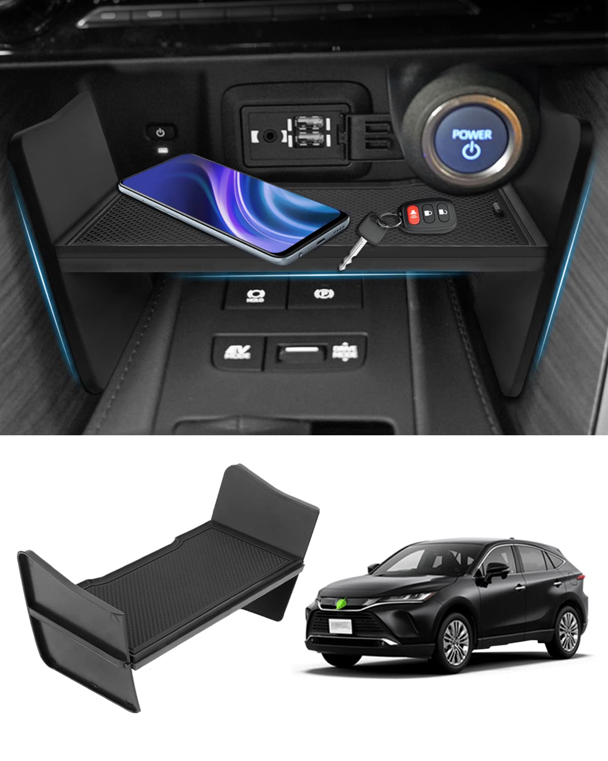 

Auto Spec Консоль для Toyota Harrier серии 80, Многослойная перегородка, HARRIER серии 80 2020-настоящее время Автомобиль чёрный