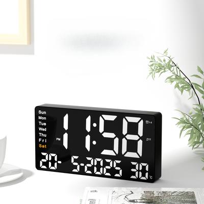 Jednoduché a kreatívne LED elektronické hodiny Ozdoby Malé stolové hodiny Domáca dekorácia Budík