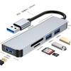 7-in-1 USB-C Docking Station: Multi-Interface Car-Mounted Hub for Laptops