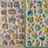 11Styles //Anime Cute Stickers Cute Kawaii 3D Pikachu Decals Cartoon Bubble Paste Thicken The Reward Sticker Gifts Kids Toys