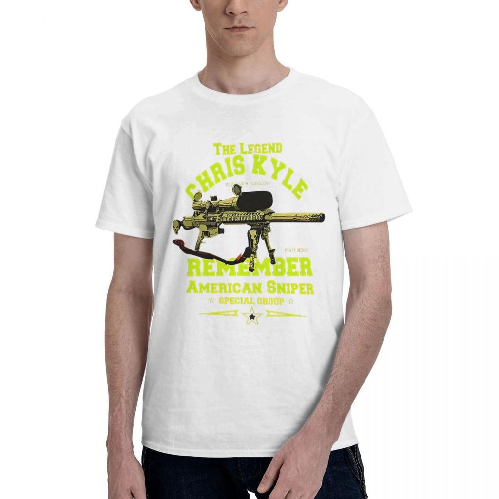 Chris Kyle 100 Cotton Casual Breathable Confortable Anime Designer Clothes Men T Shirt Men