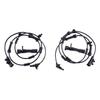 Dasbecan Front & Rear ABS Wheel Speed Sensor for Jeep Wrangler 3.6L 2012-2017 Jeep