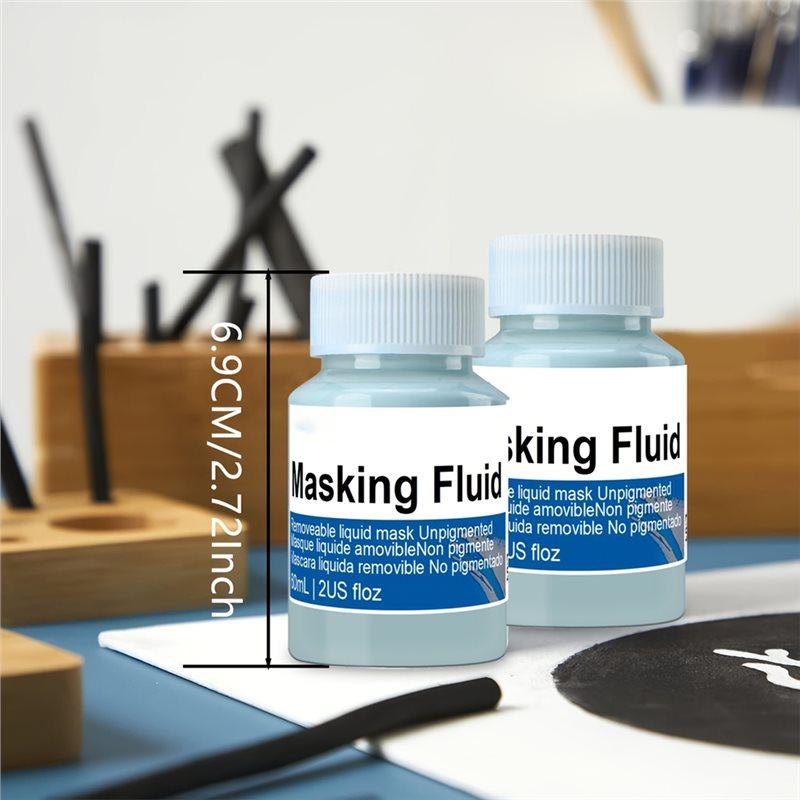 B-Est Easy Peel Liquid Latex Masking Fluid For Ink - Watercolor - Gouache Painting & Illustration Fine Arts & Crafts Supplies