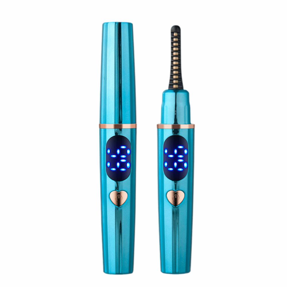 Long-Lasting Styling Heated Eyelash Clip LED Screen Portable Eyelash Curling Device Daily Makeup