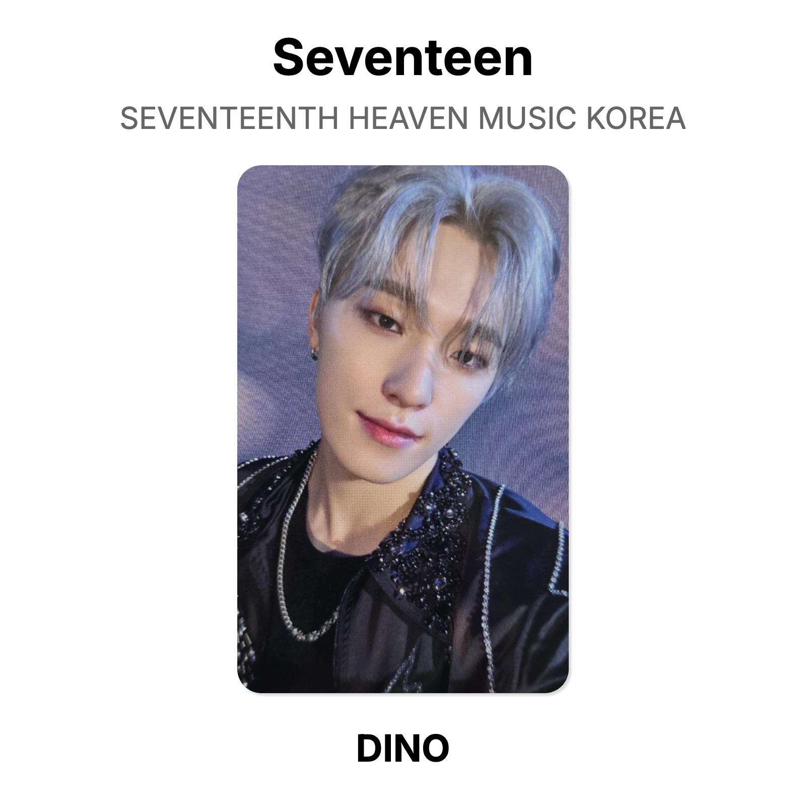 Seventeen SEVENTEENTH HEAVEN MUSIC KOREA Official Photocard DINO