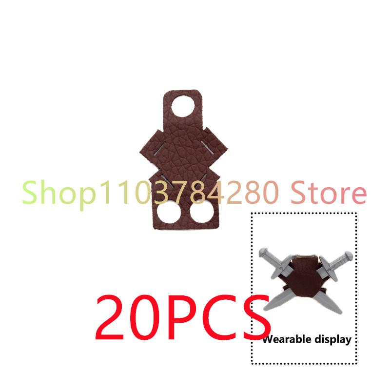 Blocs de Construction Médiévaux Soldat Figurine Accessoires Capes Boucliers Casques Lances Arbalètes Armures Briques Couteau Supports Jouet Cadeau