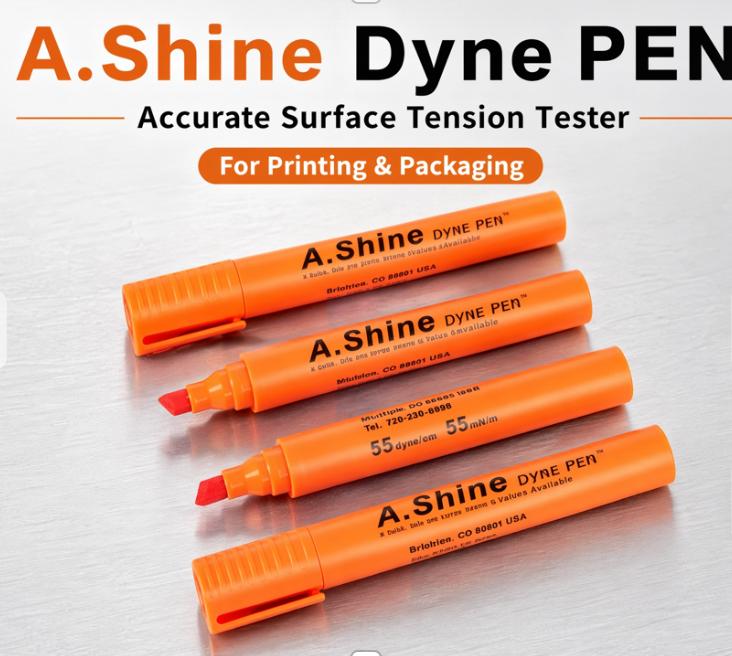 UK Origin Shine Dyne Pen Corona Surface Tension Test Pen for All Printing Machines 0.5kg Model A: 18