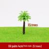 Micro-Landscape Sand Table Materials: Tropical Coconut and Palm Tree Models
