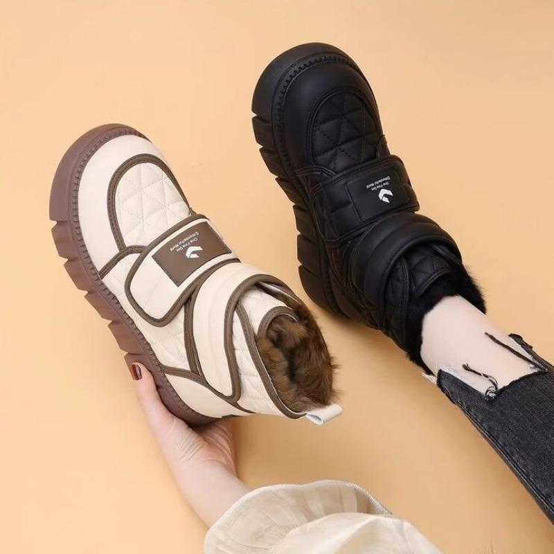 Stivali da Neve Invernali Caldi per Bambine Scarpe in Cotone Antiscivolo con Suola Morbida per Bambini di Taglie Medie e Grandi Stivaletti Corti Imbottiti in Pile e Spessi