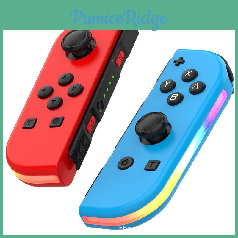 Colorful Rgb Light Switch Joycon Controller With Vibrant Vibration And Motion Sensitivity
