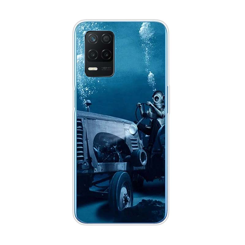 Cool Tractor Car pro Realme 8 8i V3 V5 GT Neo Flash Edition Explorer Master Neo2 Narzo 30 50i 50A C21Y Pouzdro na telefon